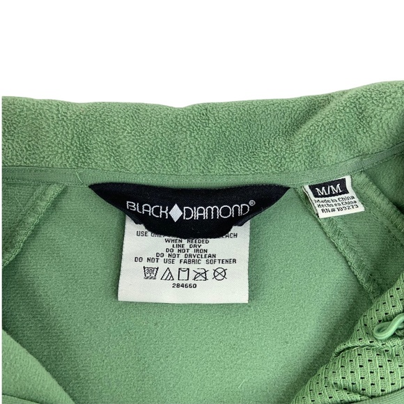 Black Diamond Green Soft Shell Full Zip Jacket - Picture 3 of 7